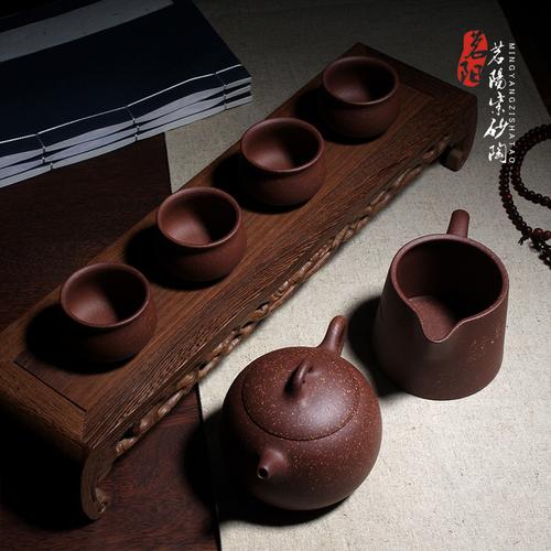 茗阳宜兴紫砂壶全手工套装 匠心工艺与家用功夫茶具的完美融合